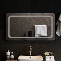 Specchio da Bagno con Luci LED 90x50 cm cod mxl 67732