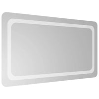 Specchio da Bagno con Luci LED 90x50 cm 151789