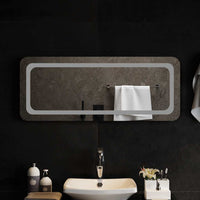 Specchio da Bagno con Luci LED 100x40 cm cod mxl 67711