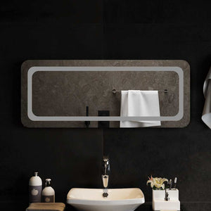 Specchio da Bagno con Luci LED 100x40 cm cod mxl 67711