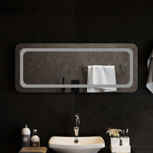 Specchio da Bagno con Luci LED-Specchio per Bagno 100x40 cm 353496