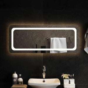 Specchio da Bagno con Luci LED-Specchio per Bagno 100x40 cm 353496