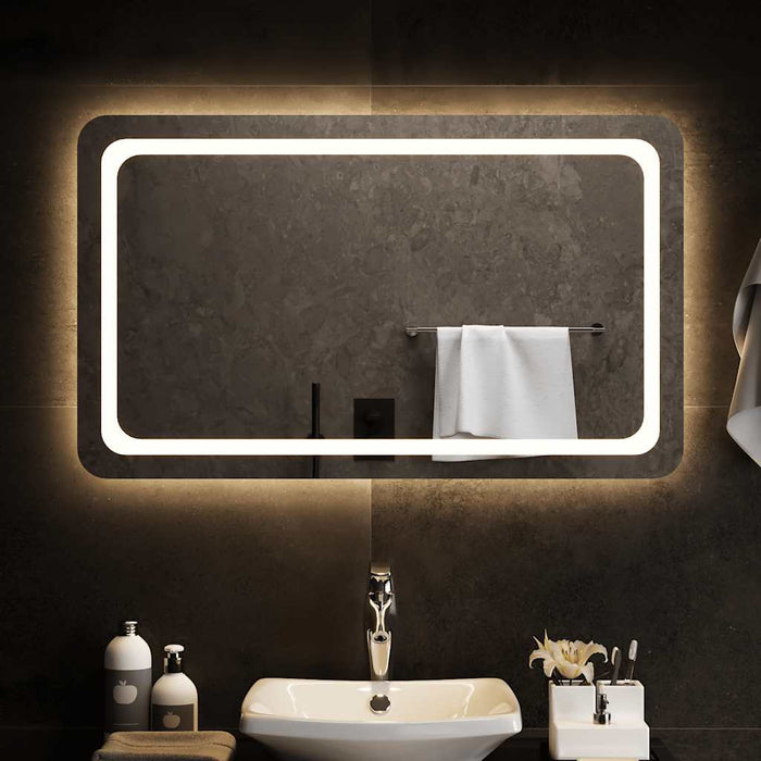 Specchio da Bagno con Luci LED-Specchio per Bagno 100x60 cm 447941