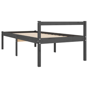 Giroletto Grigio in Legno Massello di Pino 100x200 cm