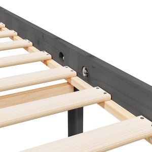 Giroletto Grigio in Legno Massello di Pino 100x200 cm