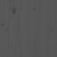 Letto per Anziani Grigio 180x200 cm Super King Legno di Pino 810631