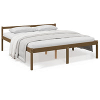 Letto per Anziani Ambra 200x200 cm in Legno Massello di Pino 810637