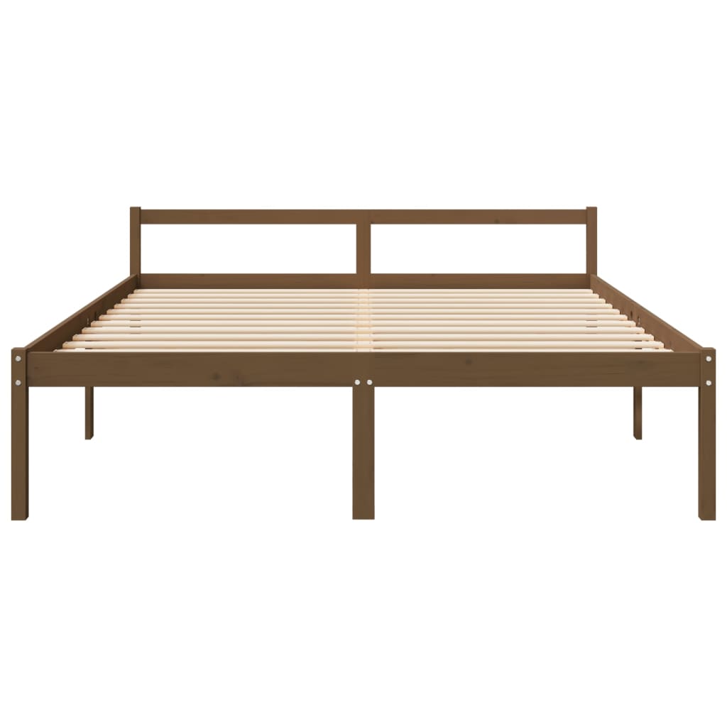 Letto per Anziani Ambra 200x200 cm in Legno Massello di Pino 810637