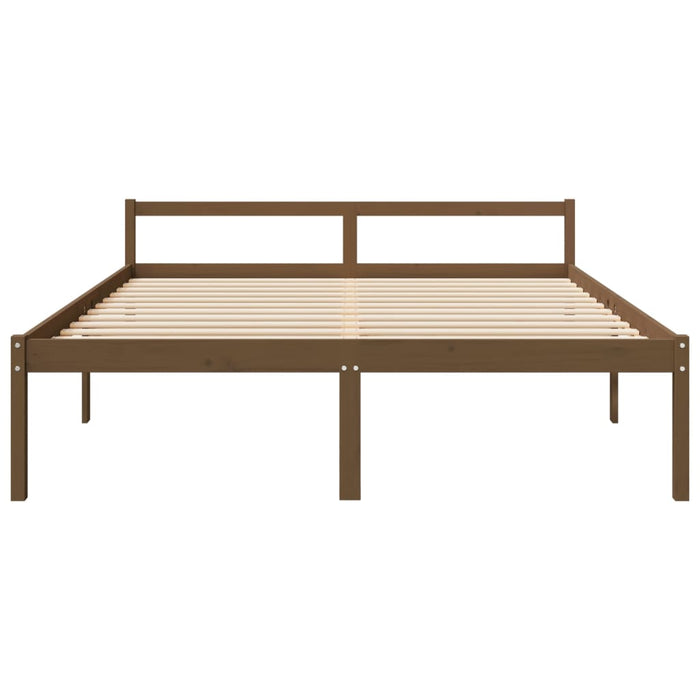 Letto per Anziani Ambra 200x200 cm in Legno Massello di Pino 810637