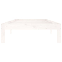 Giroletto Bianco in Legno Massello di Pino 90x200 cm 810351