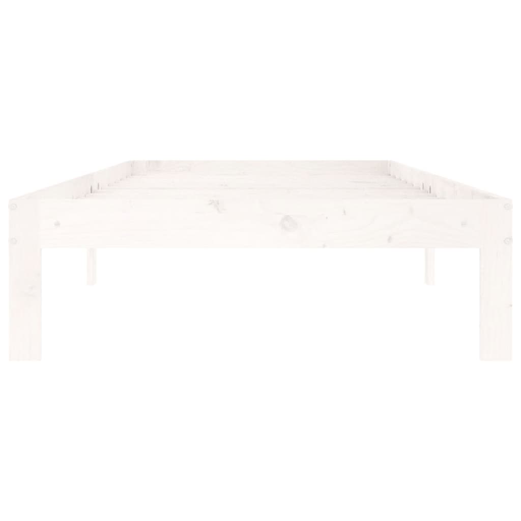 Giroletto Bianco in Legno Massello di Pino 90x200 cm 810351