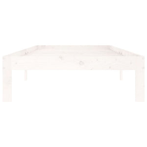 Giroletto Bianco in Legno Massello di Pino 90x200 cm 810351