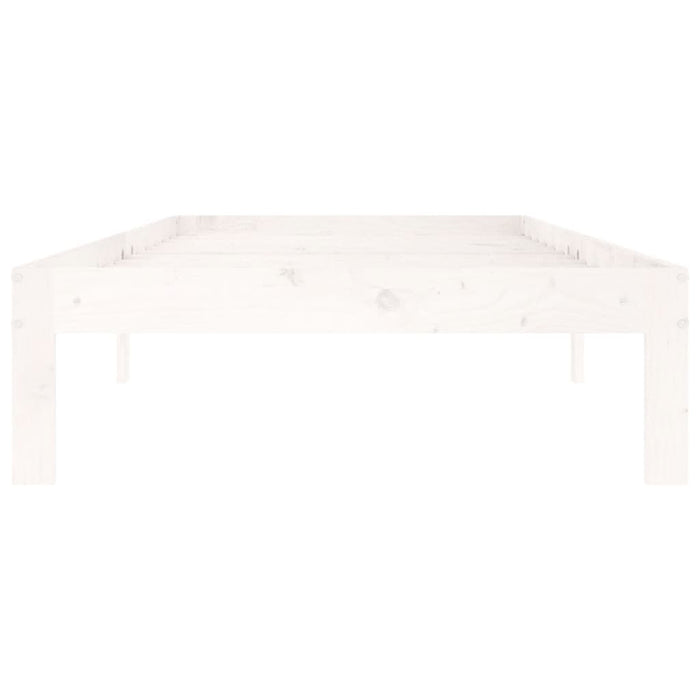 Giroletto Bianco in Legno Massello di Pino 90x200 cm 810351