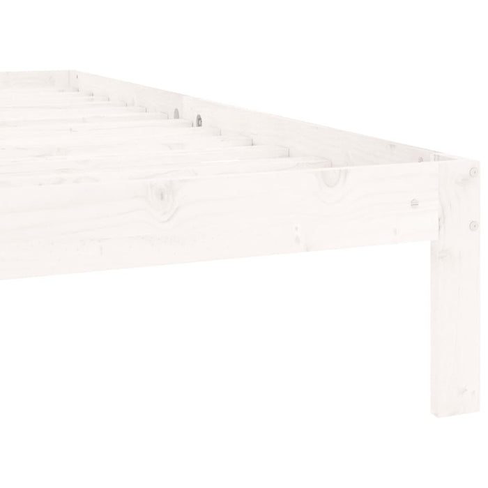 Giroletto Bianco in Legno Massello di Pino 90x200 cm 810351