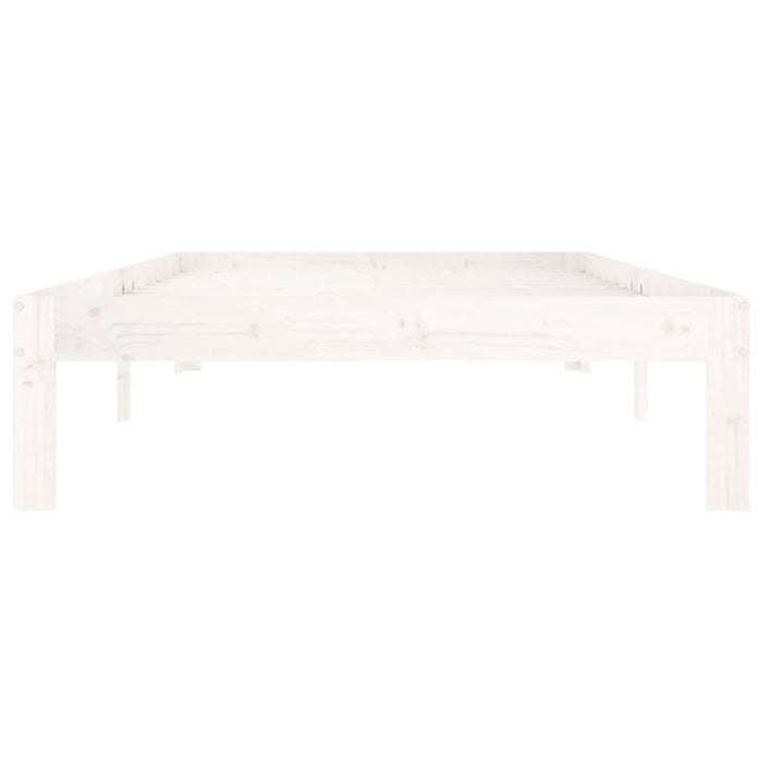 Giroletto Bianco in Legno Massello di Pino 100x200 cm 810356