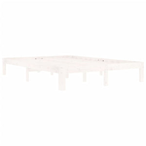 Giroletto Bianco in Legno Massello di Pino 140x200 cm 810366