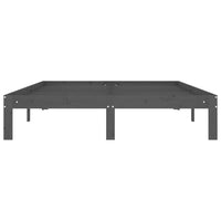 Giroletto Grigio in Legno Massello di Pino 140x200 cm 810367