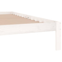 Giroletto Bianco in Legno Massello di Pino 200x200 cm 810386