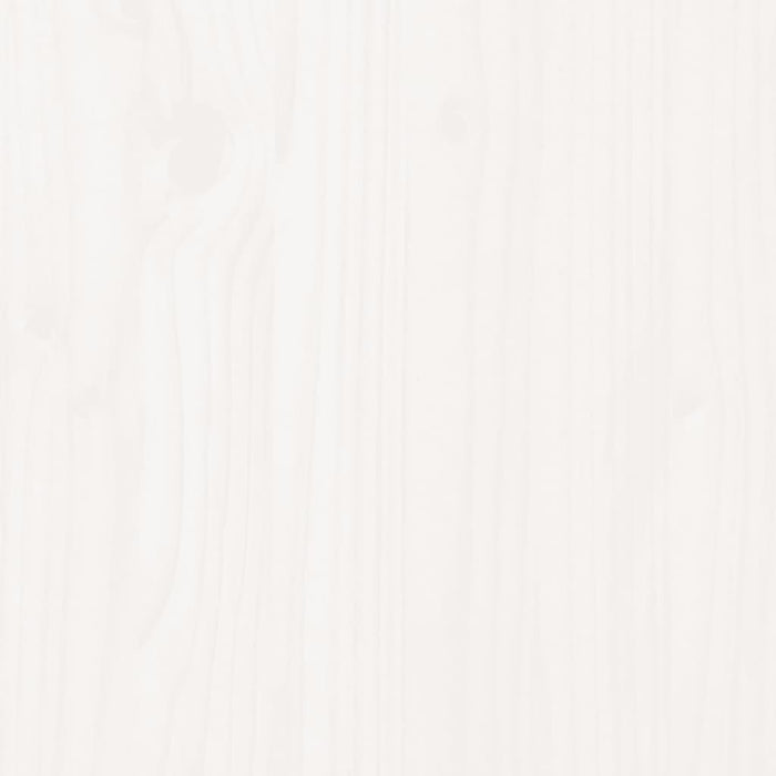 Giroletto Bianco in Legno Massello 75x190 cm Small Single