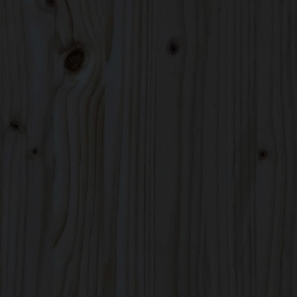 Giroletto in Legno Massello Nero 75x190 cm 2FT6 Small Single cod mxl 60325