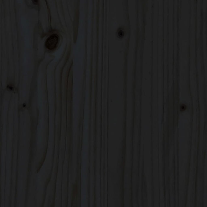 Giroletto in Legno Massello Nero 75x190 cm 2FT6 Small Single cod mxl 60325