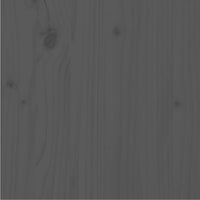 Giroletto Grigio in Legno Massello di Pino 90x200 cm 810482