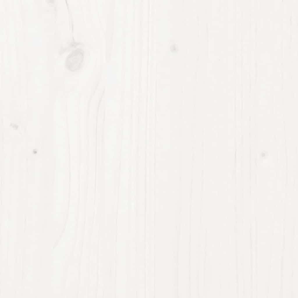 Giroletto-Struttura Letto Bianco in Legno Massello 180x200 cm Super King 394941