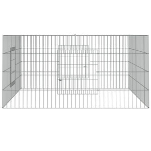 Conigliera 110x110x55 cm Ferro Zincato cod mxl 49237