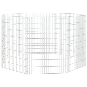 Conigliera con 8 Pannelli 54x80 cm Ferro Zincato cod mxl 52621