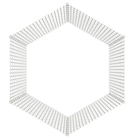 Conigliera con 6 Pannelli 54x100 cm Ferro Zincato