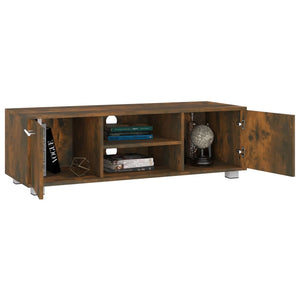 Mobile Porta TV Rovere Fumo 110x40x35 cm in Legno Multistrato 340625
