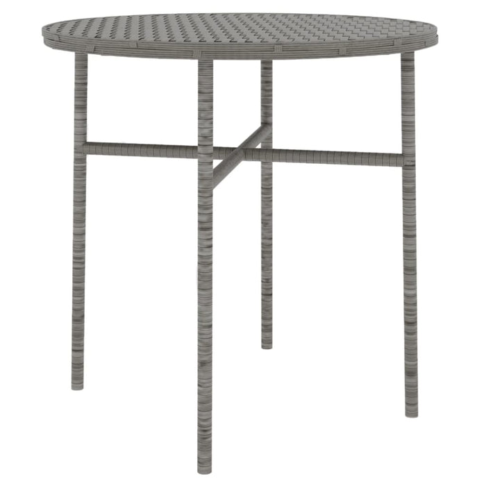 Set Mobili da Pranzo per Giardino 3 pz in Polyrattan Grigio 3098029