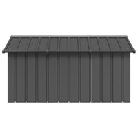 Cuccia per cani 116,5 x 153 x 81,5 cm acciaio zincato antracite 02_0043438