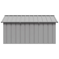 Cuccia per cani 116,5 x 153 x 81,5 cm acciaio zincato grigio 02_0043439