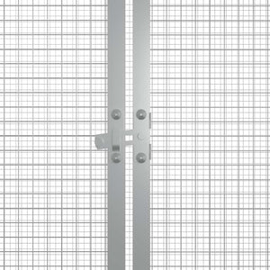 Gabbia per polli 200 x 91 x 100 cm acciaio zincato grigio 02_0041656