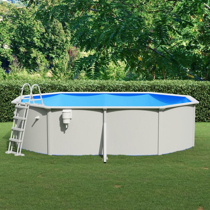 Piscina con Scaletta 490x360x120 cm 3098043