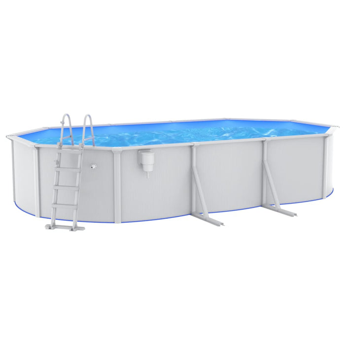 Piscina con Scaletta 610x360x120 cm 3098044