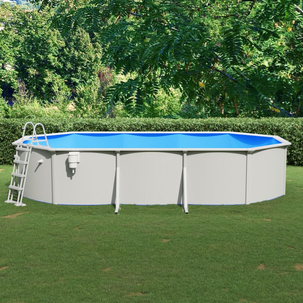 Piscina con Scaletta 610x360x120 cm 3098044