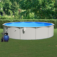Piscina con Pompa Filtro a Sabbia 550x120 cm 3098048