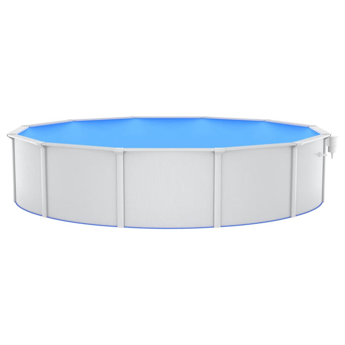 Piscina con Pompa Filtro a Sabbia e Scaletta 550x120 cm 3098054
