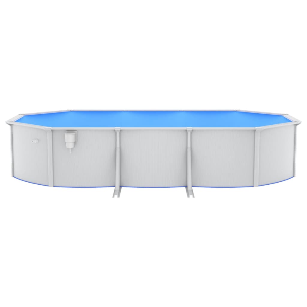 Piscina con Pompa Filtro a Sabbia e Scaletta 610x360x120 cm 3098056