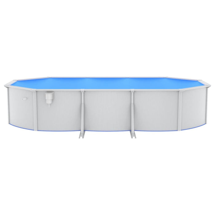 Piscina con Pompa Filtro a Sabbia e Scaletta 610x360x120 cm 3098056