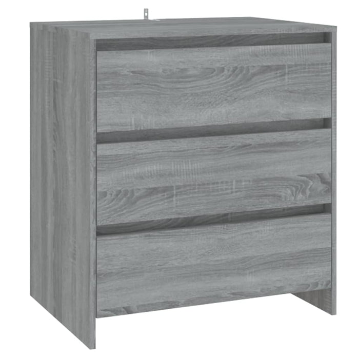 Credenze 2 pz Grigio Sonoma in Legno Multistrato 3098063