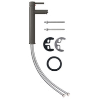 Lavandino da bagno diametro 42 cm con rubinetto e scarico a pulsante in vetro temperato 02_0002847