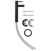 Lavandino con Rubinetto e Piletta in Vetro Temperato Satinato cod mxl 38924