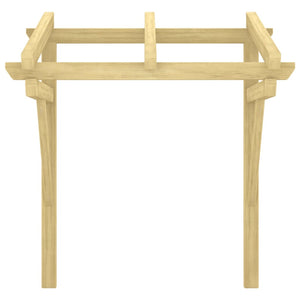 Pensilina per Porta 100x100x100 cm Pino Massello Impregnato cod mxl 15027