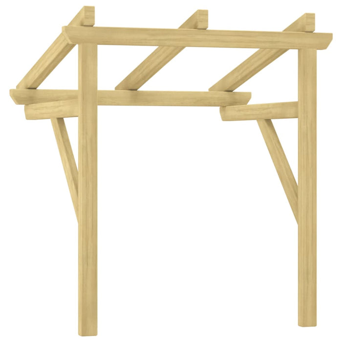 Pensilina per Porta 100x100x100 cm Pino Massello Impregnato cod mxl 15027