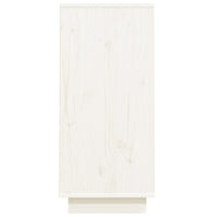 Mobile Consolle Bianco 60x34x75 cm in Legno Massello di Pino