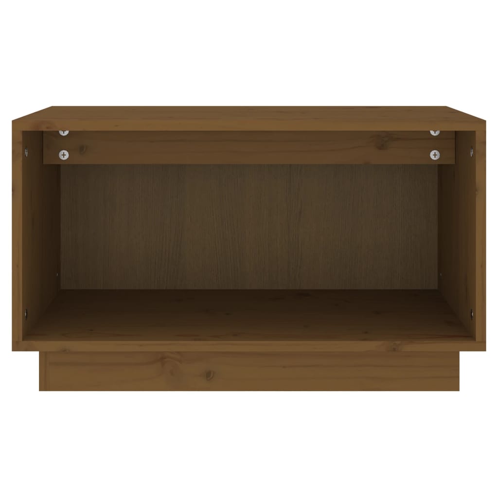 Mobile Porta TV-Mobile per TV-Credenza TV Ambrato 60x35x35 cm in Legno Massello di Pino