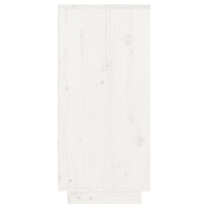 Mobile Consolle Bianco 60x34x75 cm in Legno Massello di Pino cod mxl 27894